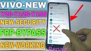 Vivo Y20 Frp New Security Latest 100% Working | Vivo Frp Bypass New Patch Security 2025 |Y12s Frp