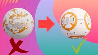 How to UV UNWRAP a sphere in Blender the CORRECT way