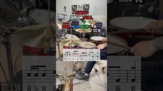 BEGINNER Drum Fill (EASY Drum Lesson) 