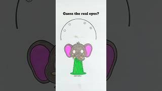 Guess the real eyes of Lirili Larila amazing Italian brainrot memes #shortsfeed #artandcraft
