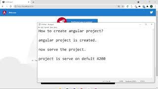 How to create first angular 11 project and how to change default port in angular 11?