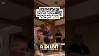 Dana BAILS Steve… AGAIN#casino #gambling #dana #danawhite #stevewilldoit #cash #money #jackpot