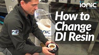 How to Change DI resin **Simple Trick**  - Ionic Systems