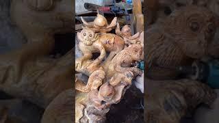 Amazing Creative Skills and Wood Carving, Best Family From Tree Stump Woodworking ideas Easy