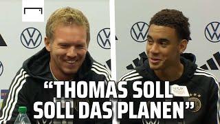 Genialer Moment!  Musiala und Nagelsmann sorgen für lautes Lachen | DFB | Pressekonferenz