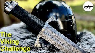 Forging an Viking Sword with mosaic damascus