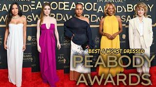 TOP 10 BEST & WORST DRESSED AT THE PEABODY AWARDS 2025!