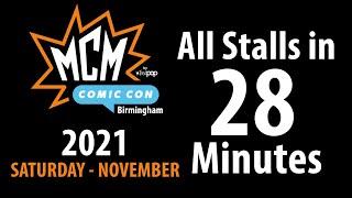 MCM Birmingham Comic Con 2021 Saturday All Stalls