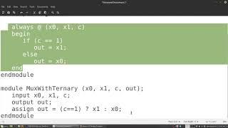 Comparing Ternary Operator with If-Then-Else in Verilog