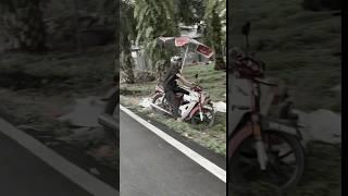 moto aiskrim terjatuh