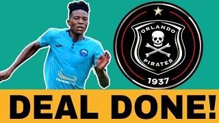 GOOD NEWS ️| Orlando Pirates Have Completed The Signing Of Richards Bay FC Striker /Yanela Mbuthuma