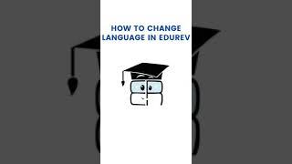 How to change language of the EduRev App?