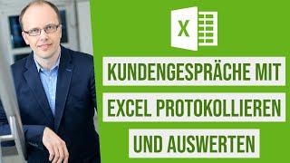 Kontaktgespräche in Microsoft Excel mit intelligenten Tabellen und einem Datenschnitt auswerten