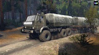 SpinTires обзор мода ( КамаЗ-43101) Мега мод!