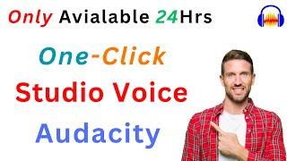 Only 24 hours left - One-Click studio voice macros for Audacity