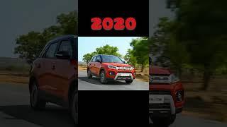 evolution of maruti suzuki brezza #car #old #vs #new #model #viral #shorts #shortsfeed#youtubeshorts