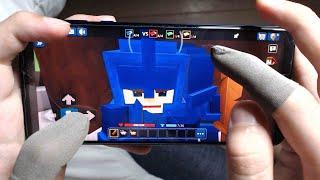 MOBILE BedWars HANDCAM with FINGER SLEEVE (Blockman Go)