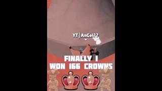 Finally i won 166 crowns  Finalmente ganhei 166 coroas #stumbleguys #shorts