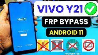 Vivo Y21 Frp Bypass Android 11 | Vivo Y21 Frp Bypass Android 11 Factory Test Not Working