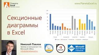 Секционные диаграммы в Excel