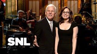 Monologue: Tina Fey Gets Motivated by Steve Martin - SNL