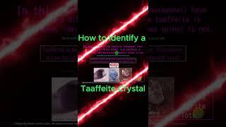L 33 E | How to Identify a Taaffeite  Crystal in a first Glance #gemology #taaffeite #spinel