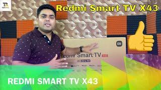 Redmi Smart TV X43  -  4K Ultra-HD Unboxing & Review  | Best 4k Ultra HD 43 inch Smart Tv |