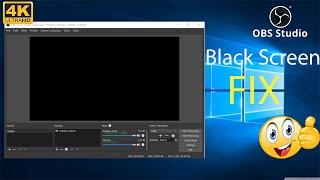 How to Solve the Black Screen Problem in OBS Studio(100% Fix)