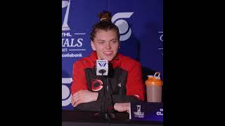Emily Clark: "You get to choose how you respond" heading into Game 4 of the PWHL Finals