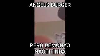 Angel's Burger una kagat Tinapay lahat