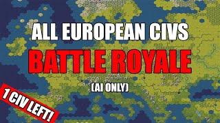 European Battle Royale! (Civilization 6 New Frontier Pass AI Only)