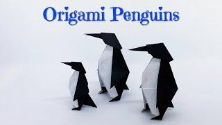 How to Make an Origami Penguin / Paper Penguins