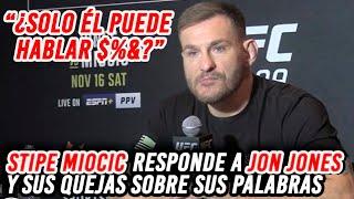 Stipe Miocic responde a Jon Jones y sus quejas sobre sus palabras