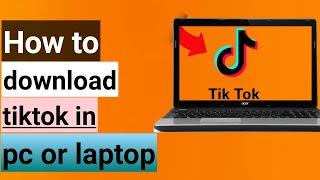 How to download tiktok in pc or laptop (in 2 minutes)