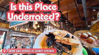 Disney Springs Wine Bar George | Disney Dining Review | Walt Disney World Restaurant Review