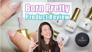 BORN PRETTY gel product review / holographic cat eye / Jelly nude / reflective sequins