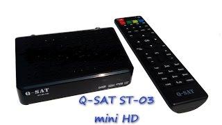 Обзор ресивера ► Q-SAT ST-03 mini HD