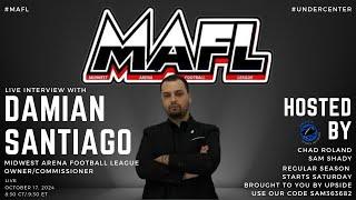 Interviewing the Midwest Arena Football League Commissioner Damian Santiago