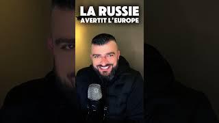 LA Russie avertit l’Europe @Charbofficiel2