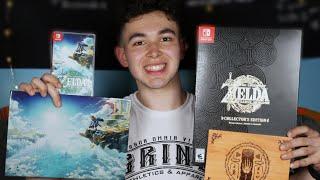 Zelda: Tears of the Kingdom COLLECTOR'S EDITION & GameStop Haul Unboxing!