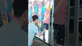 He should fix both monitors.#leddisplay #ledscreen #eagerled #ledvideowall