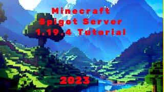 Minecraft Spigot Server Tutorial 1.19.4 für Windows || Deutsch HD