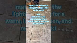 With care, our grout color-seal will resist stains for a lifetime; keeping floors looking great!
