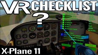 I Found The Best VR Checklist For X-Plane 11