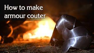 Как выковать латный локоть. How to forge armour couter.