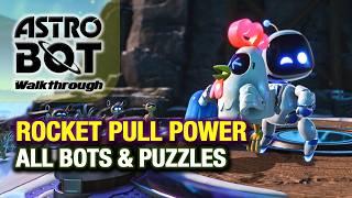 Rocket Pull Power (Lost Galaxy) Walkthrough: All Bots & Puzzle Pieces + Hidden Coins (Astro Bot)