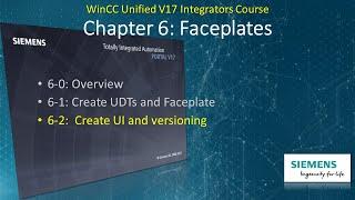 WinCC Unified V17 # 23: Create Faceplate UI & versioning  #WinCCGURU