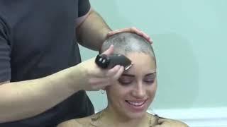 headshave girl longhair #buzzcut #hair #baldhead #hairstyle #haircut #baldbeauty #beautyfulhair