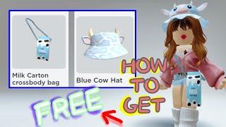 how to get the Milk Carton Crossbody bag | Roblox free items