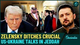 Saudi Arabia Breaking: Zelensky Ditches Trump Again, Ukraine Prez. Peace Talks With Rubio Cancelled?